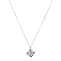 Collana Cianfrone Gioielli Donna Punto luce in Oro bianco Diamante 0.15 Ct COOR-198 - COOR-198